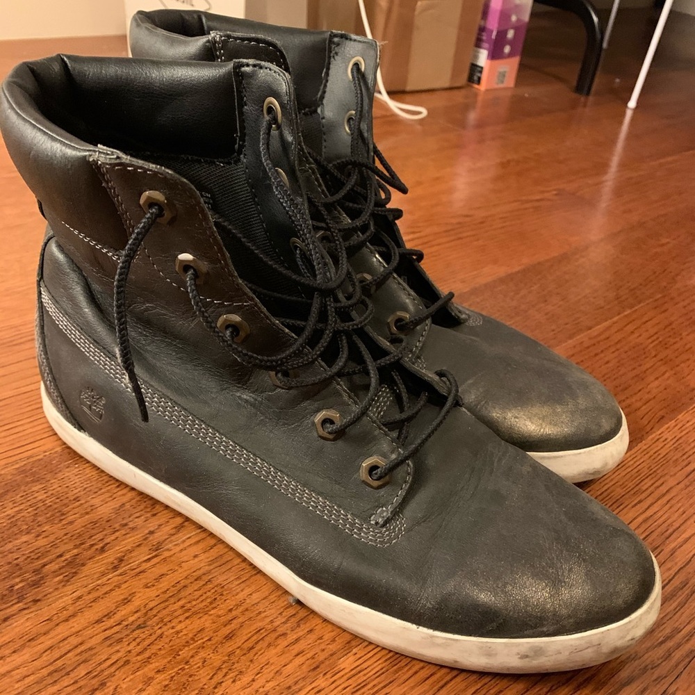 Timberland high top lace sneakers